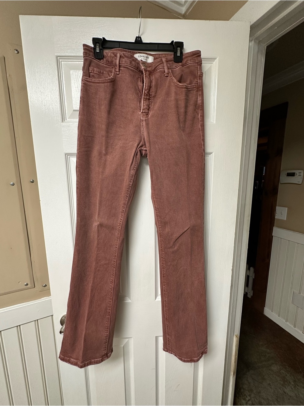 Lovervet Wine/rose Brown Bootcut Jeans
